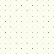 Seamless vintage check dotted line and cross pattern background