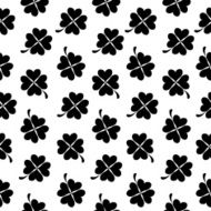 Abstract Natural Clover Seamless Pattern Background Vector Illus N3