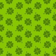 Abstract Natural Clover Seamless Pattern Background Vector Illus N4