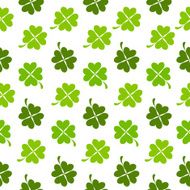 Abstract Natural Clover Seamless Pattern Background Vector Illus N5