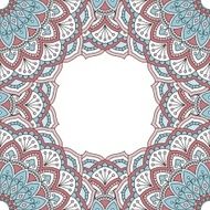 Floral oriental pattern N32