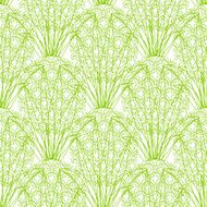 Vector seamless repeating pineapple pattern on white background