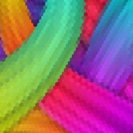 Hexagon color abstract background EPS 10