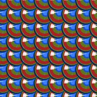 Seamless colorful river fish scales N7