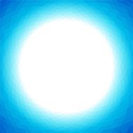 Bright lights blue geometric background with white center