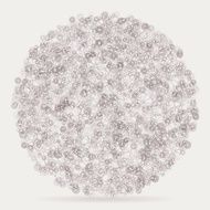 Concrete Circle Abstract Network Pattern