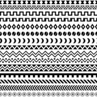 African Tribal Pattern Ethnic ornament N37