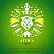 African Tribal Ethnic Art Background