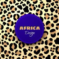 African Tribal Ethnic Art Background N2