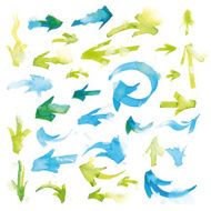 Watercolor arrows N3