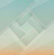 Transparent glass frame Web design template N2