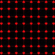 Hearts red background icon great for any use Vector EPS10 N2