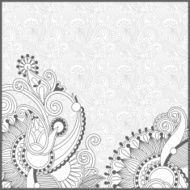 unique coloring book square page for adults N32