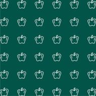 Apple green background icon great for any use Vector EPS10