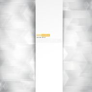Vector Abstract geometric shape from gray cubes N42