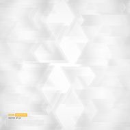 Vector Abstract geometric shape from gray cubes N43
