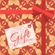 Gift with geometric patterns N2
