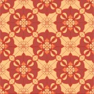 Seamless geometric floral pattern N53