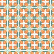 Seamless geometric floral pattern N55