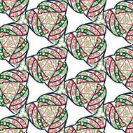 Lace floral ethnic ornament seamless pattern N6