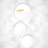 Vector Abstract geometric shape from gray cubes N44