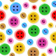 Seamless pattern with colorful sewing buttons N2