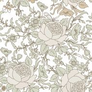Floral seamless pattern Flower rose background N4