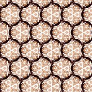 Primitive simple retro seamless pattern mosaic N4