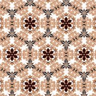 Primitive simple retro seamless pattern mosaic N5