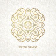 Vector vintage pattern in Eastern style N15