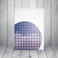 Abstract Background With White Paper Circles N8
