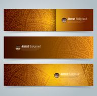 Collection banner design vector background