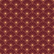 Floral seamless pattern on maroon background