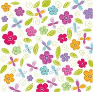 floral background easter