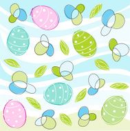 Seamless Easter pattern N6