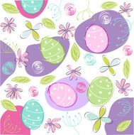 floral easter card N2