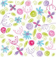 Floral Greeting Card N50
