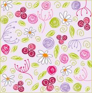 Floral Greeting Card N51
