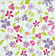 Floral Greeting Card N52