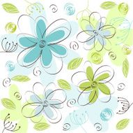 Floral Greeting Card N54