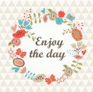 Floral card N26