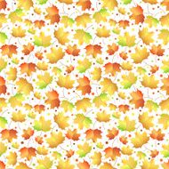 Maple leaves autumn pattern