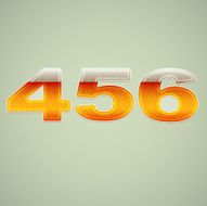 Numbers stylized beer N2