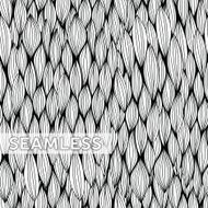 Vector seamless pattern with curvy elements N3