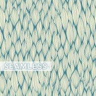 Vector seamless pattern with curvy elements N5