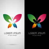 Vector image of an butterfly design N3