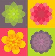Four Flowers N2