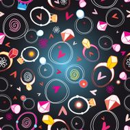 pattern of precious rings