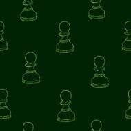 Green contour of a pawn