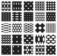 Set of elegant dot patterns N2